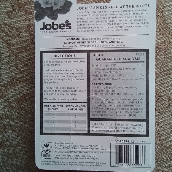 4pc Jobes Flower bundle - Picture 3 of 4